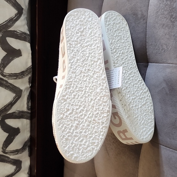 Superga 2790 PLATFORM LETTERING Women's canvas sneakers size 7 - WHITE -NWT - Picture 4 of 7